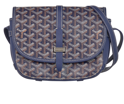 Belvedere PM, &pound;1,550, Handbags, Navy, Canvas, Front view